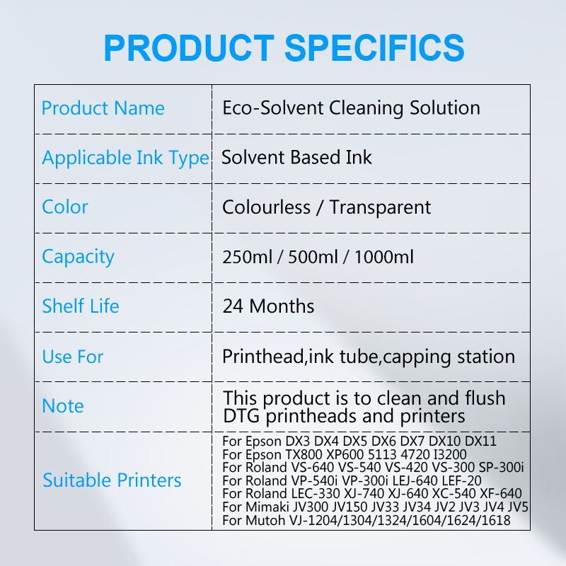 Solução de limpeza de tinta ec - Print Head Cleaning Kit avaliação e preço