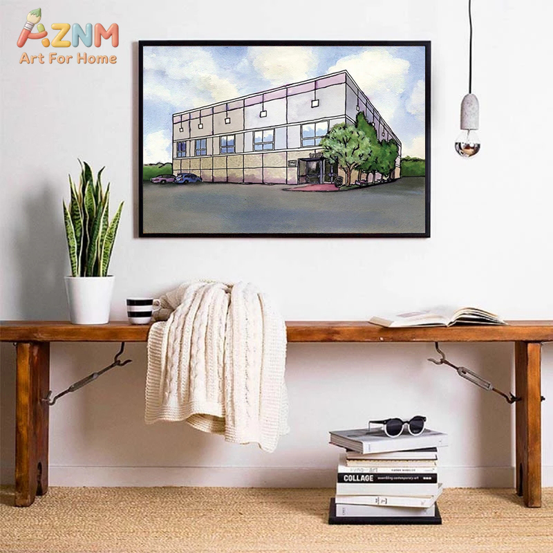AZNM Arte de Parede em Tela co - Commercial Wall Printing avaliação e preço