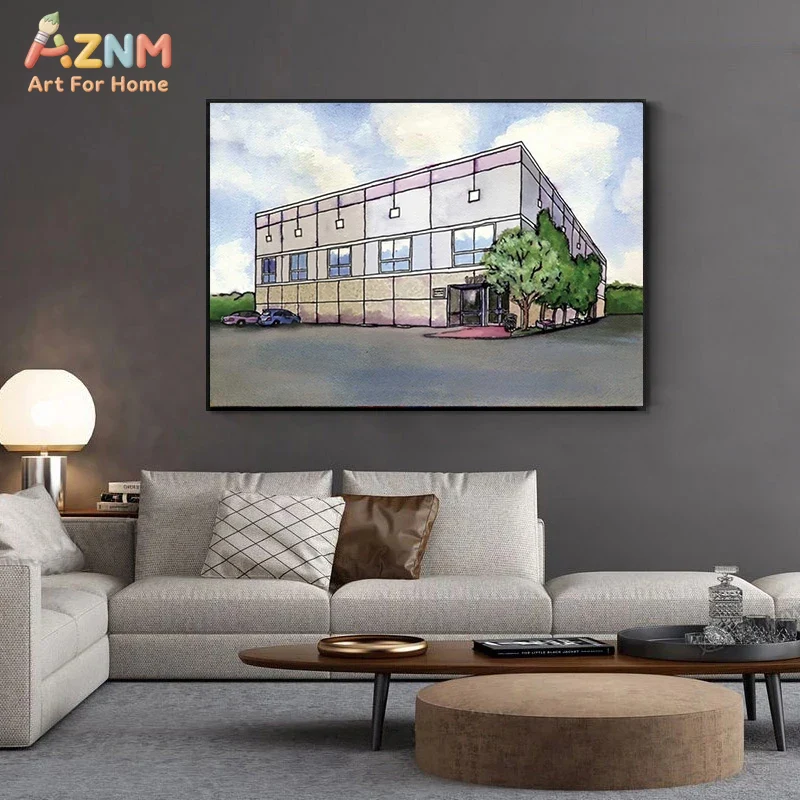 AZNM Arte de Parede em Tela co - Commercial Wall Printing avaliação e preço