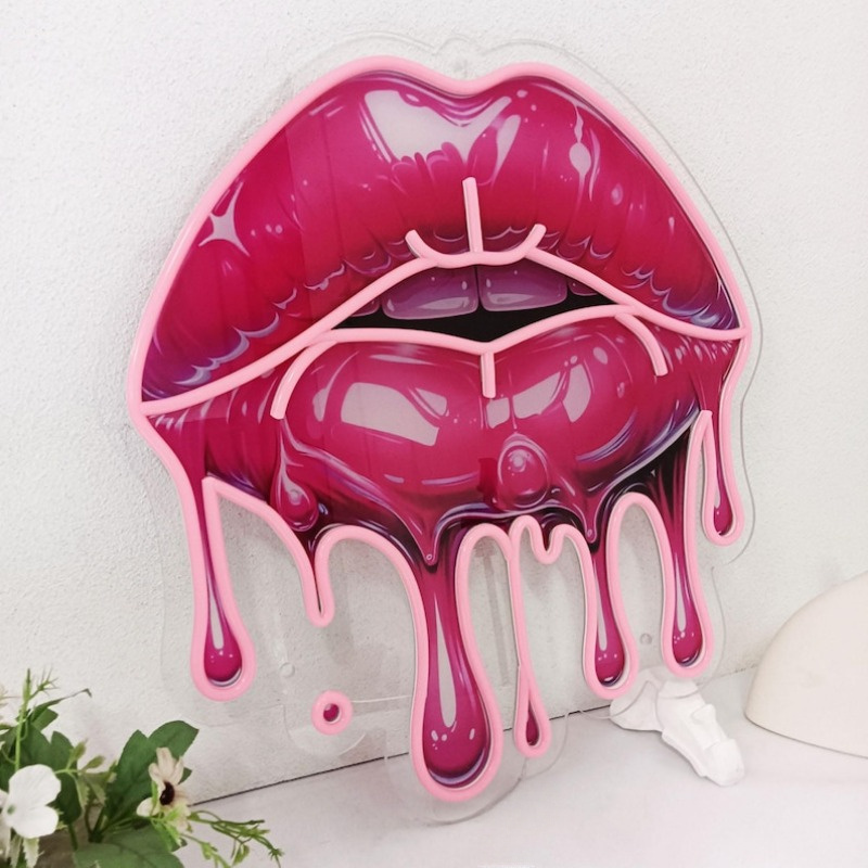 Lábios derretidos uv impresso  - Commercial Wall Printing avaliação e preço