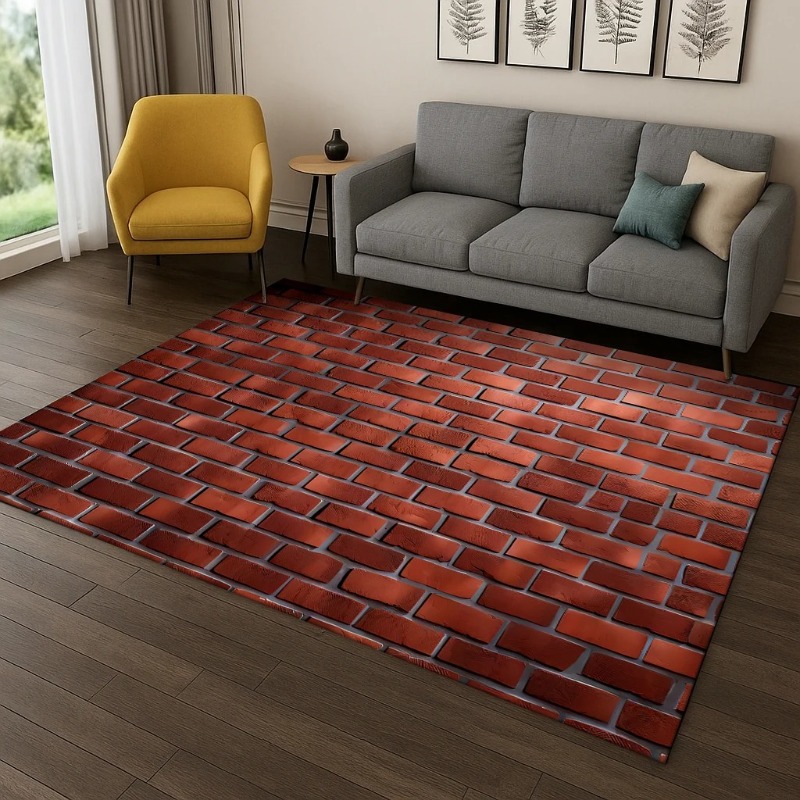 3d tijolo pedra construção tap - Commercial Wall Printing avaliação e preço