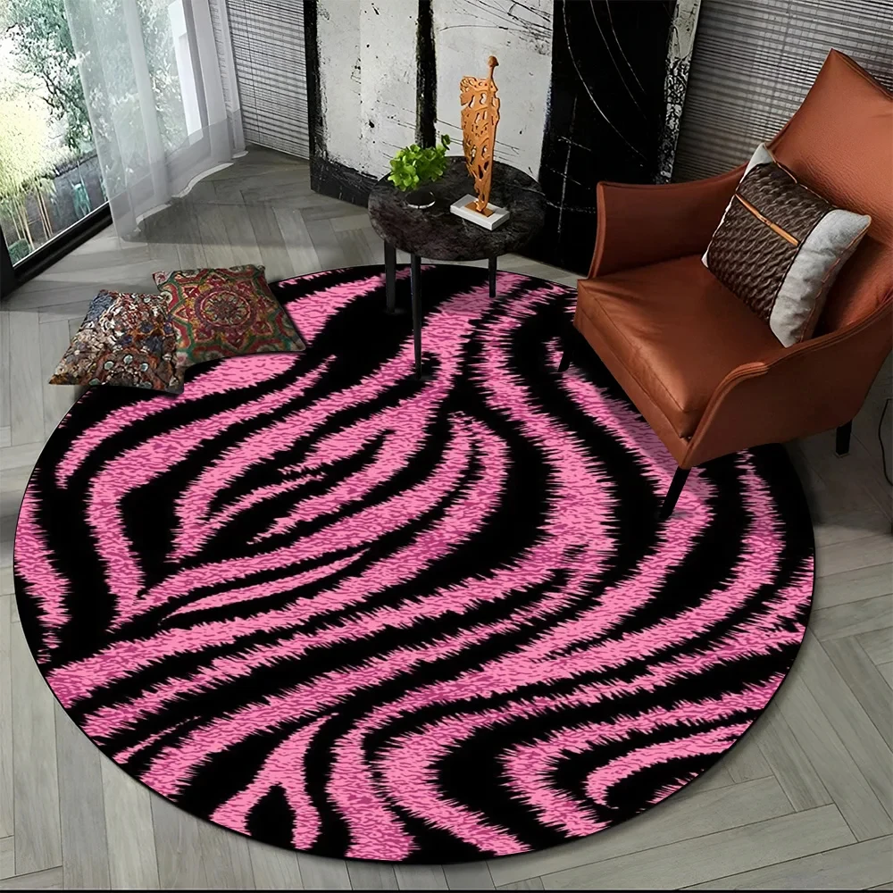 Rosa zebra listra impressão re - Commercial Printing Machine avaliação e preço